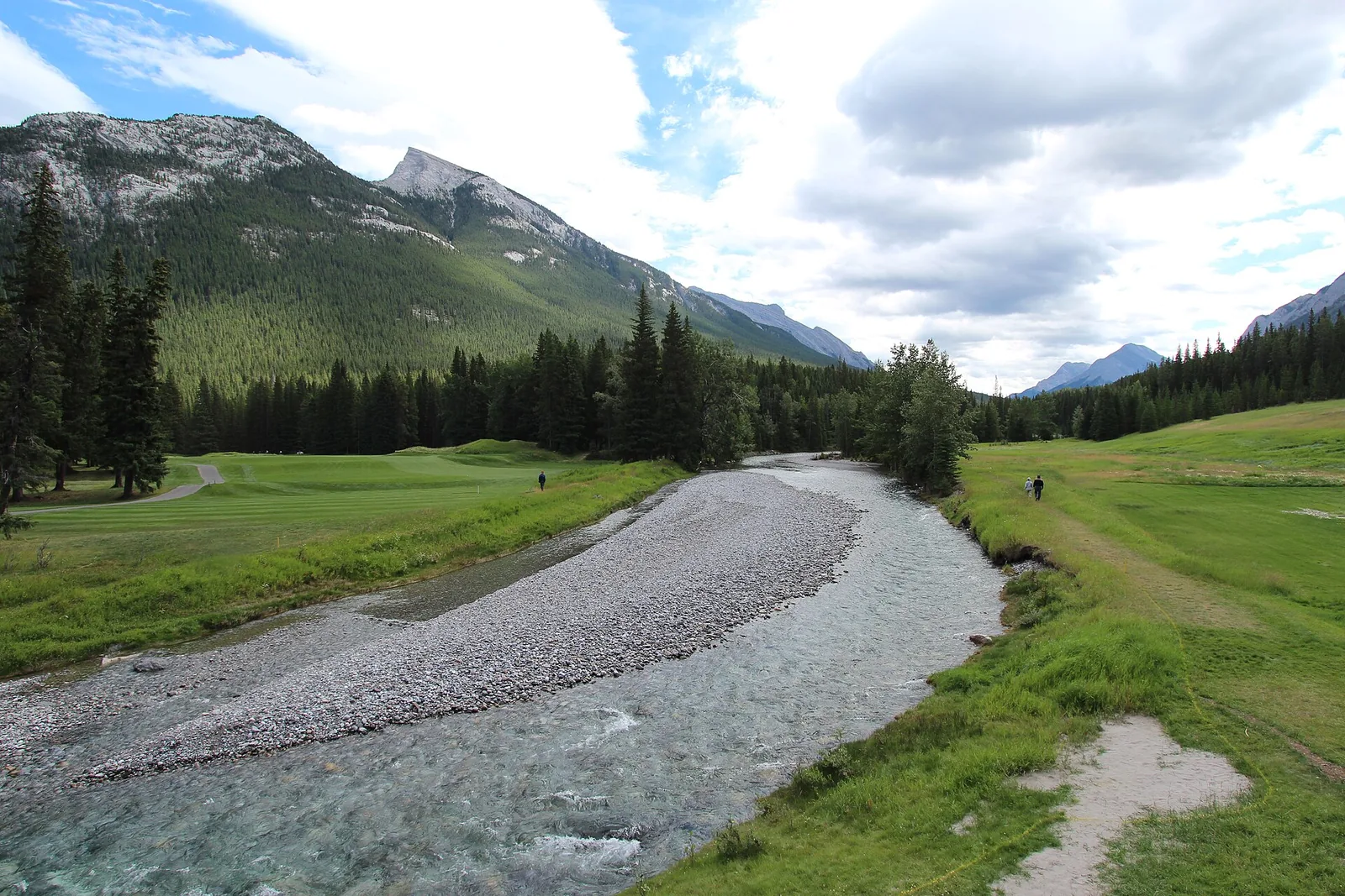 A mountain course in Alberta, Canada
